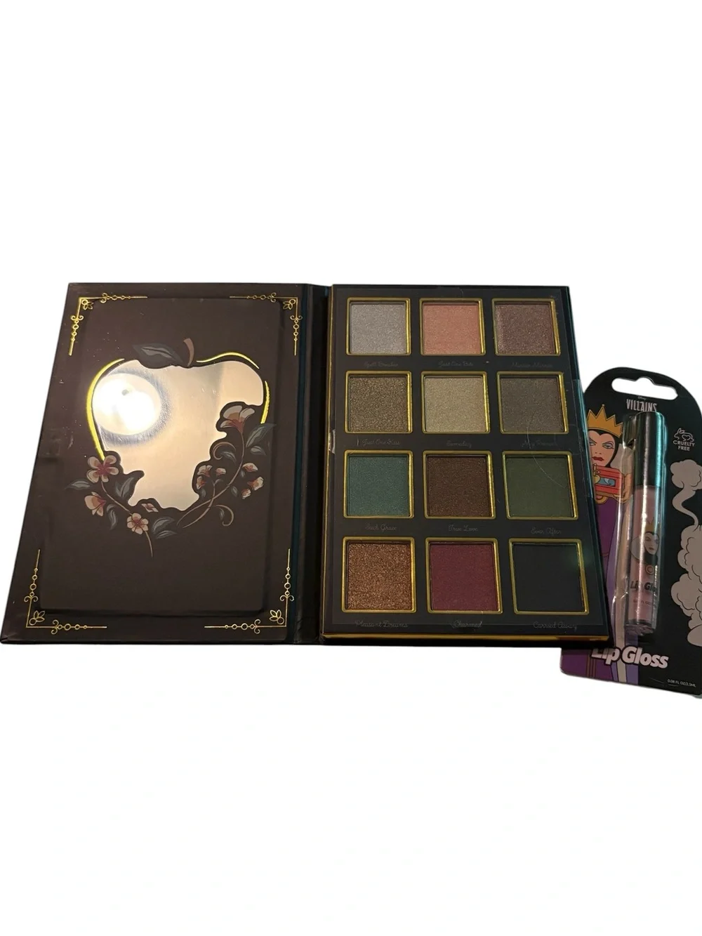 Disney Snow White Eyeshadow Palette and Lip Gloss - Brown/Pink